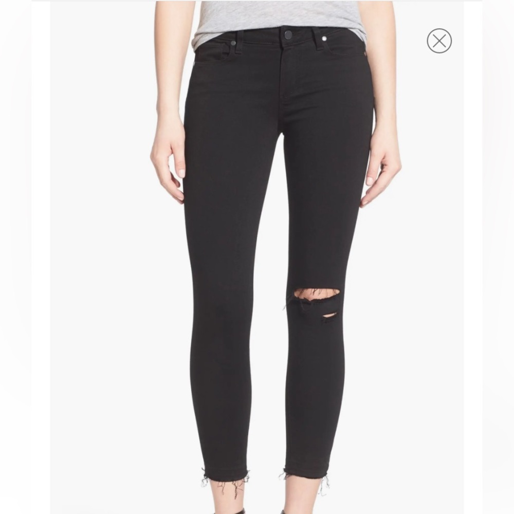 PAIGE TRANSCEND - VERDUGO' CROP SKINNY JEANS